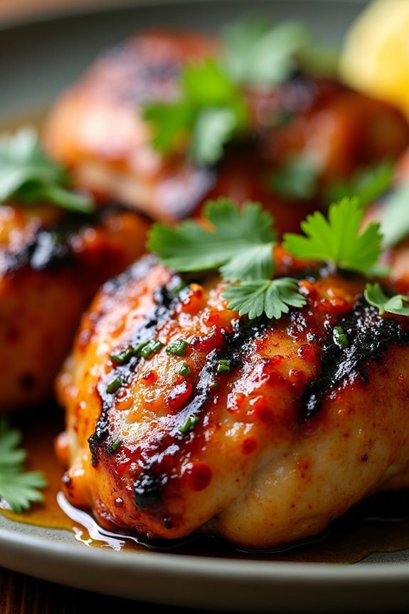 spicy thai grilled chicken