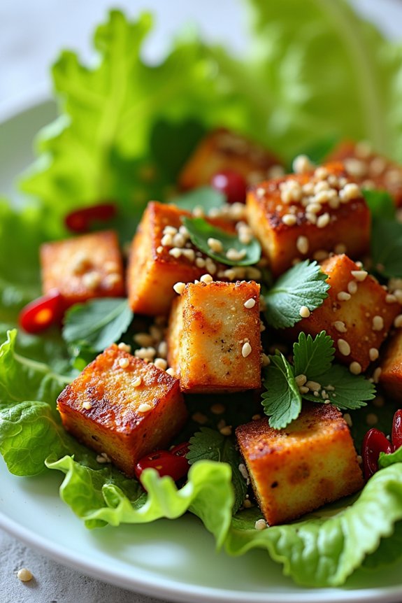 spicy tofu salad recipe