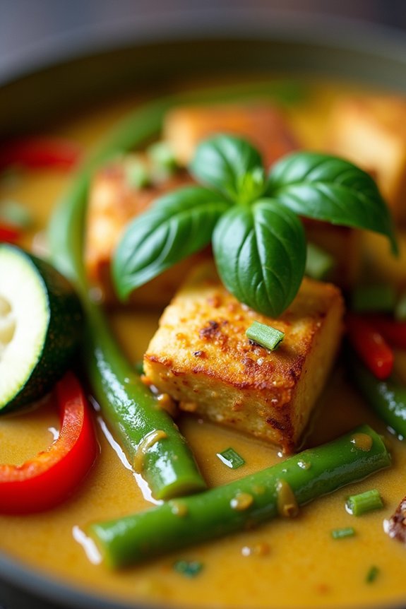 spicy vegan thai curry