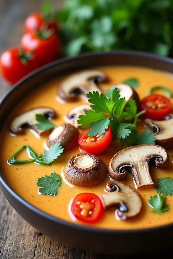spicy vegan thai soup