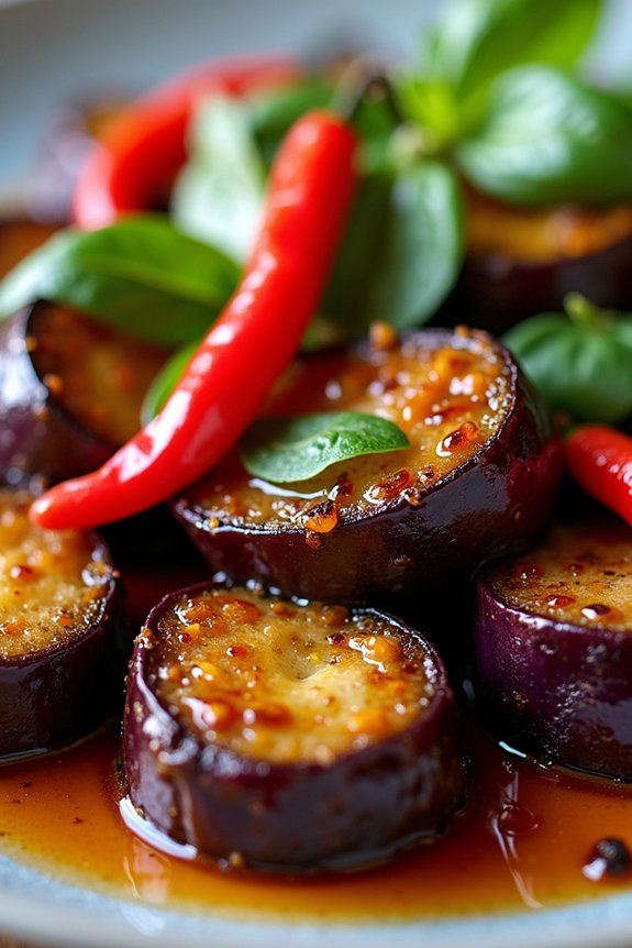 spicy vegetarian eggplant stir fry
