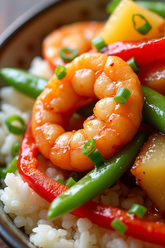 sweet and sour shrimp delight