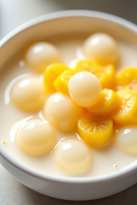 sweet corn coconut pudding