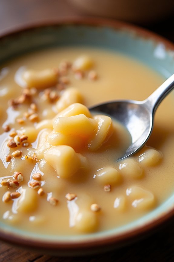 sweet creamy mung bean dessert