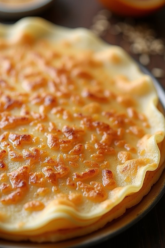 sweet crispy coconut crepes