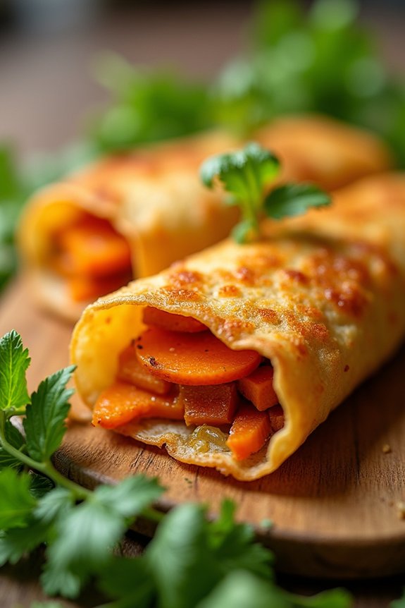 sweet potato caramel pancakes