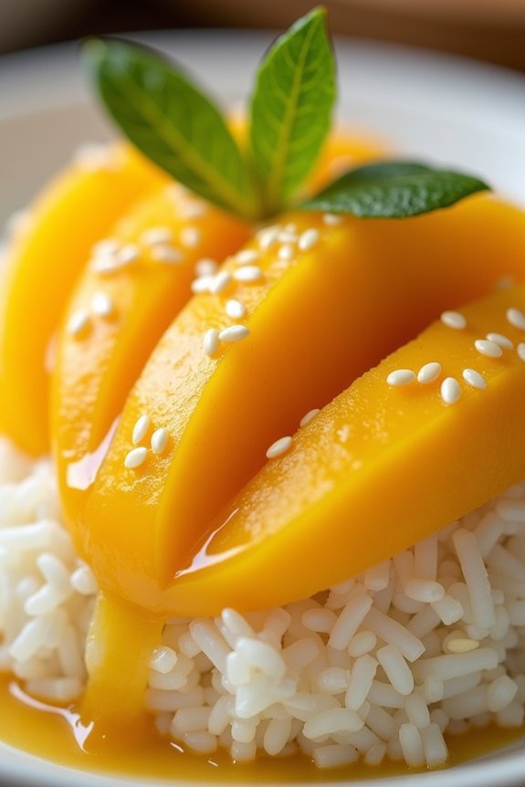 tangy mango sticky rice
