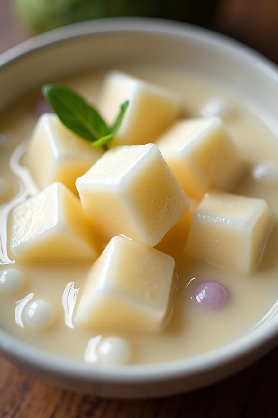 taro coconut pudding recipe