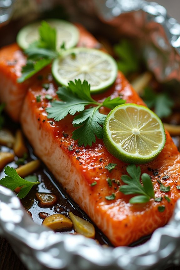 thai baked salmon delight