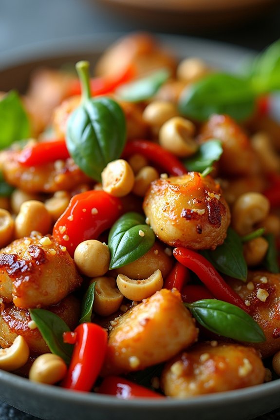 thai basil chicken delight