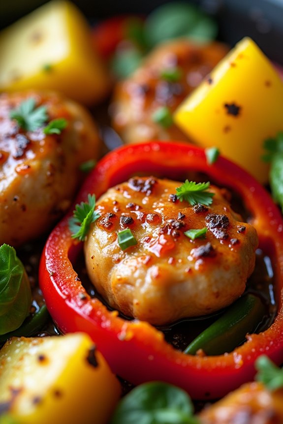 thai basil chicken stir fry