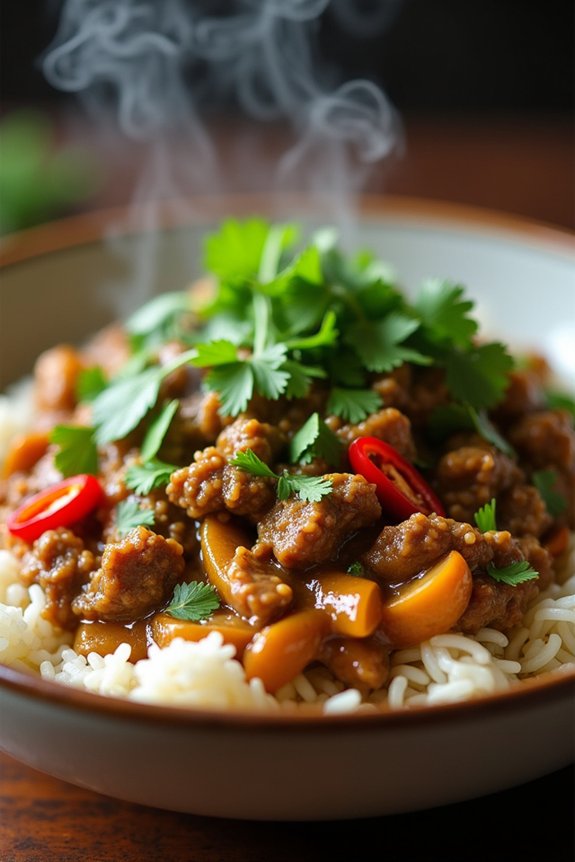 thai coconut beef delight