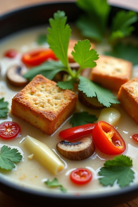 thai coconut tofu soup recipe