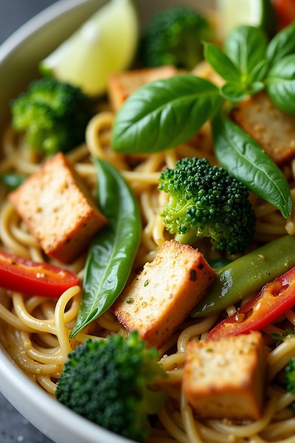 thai green curry noodles recipe