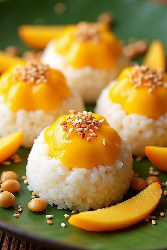 thai mango sticky rice