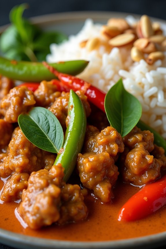 thai peanut beef curry