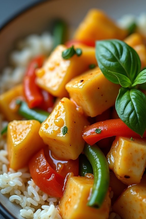thai pineapple chicken curry