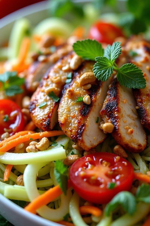 thai salad with chicken
