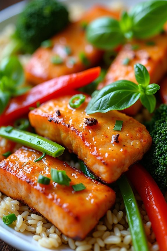 thai salmon stir fry recipe