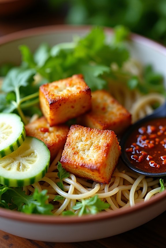 tofu vermicelli with shrimp paste