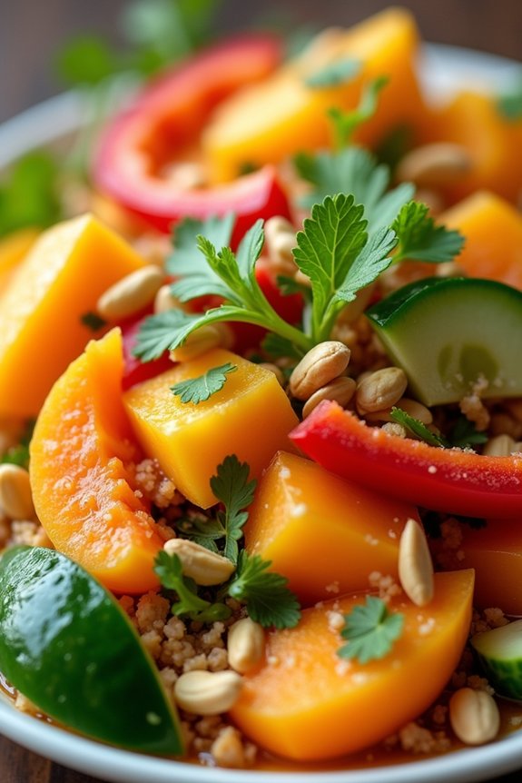 tropical thai fusion salad