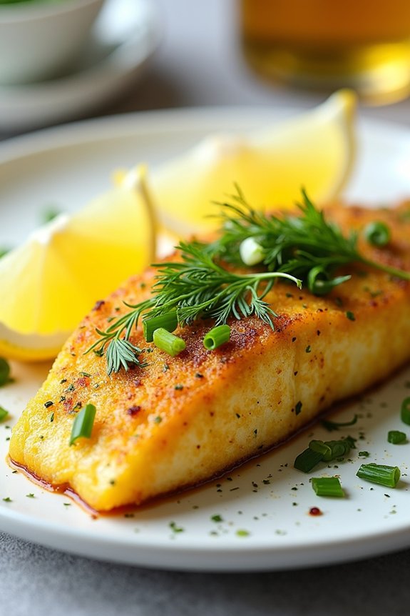 turmeric dill fish delight