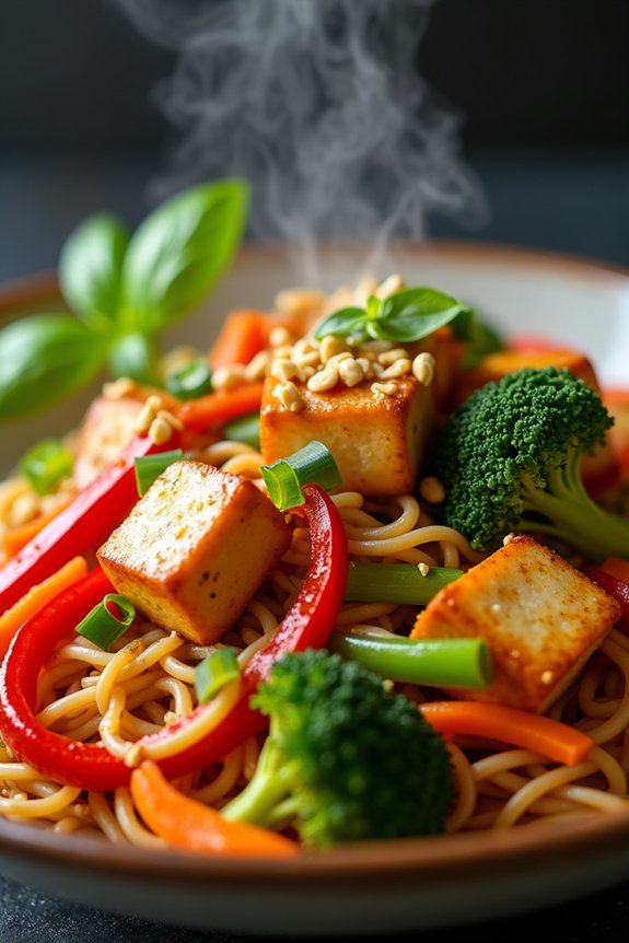 vegetarian stir fry noodles