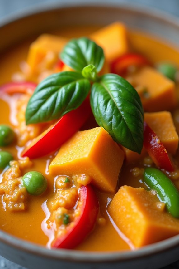 vegetarian thai red curry