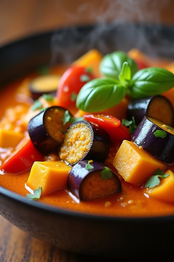 vegetarian thai red curry