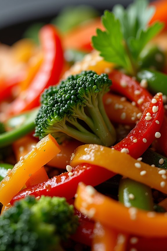vibrant healthy thai stir fry