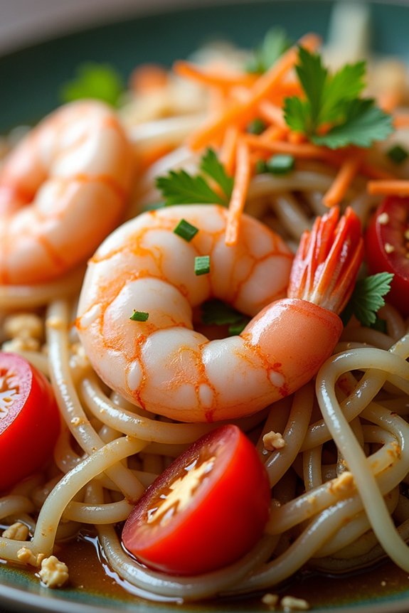 vibrant thai glass noodle salad