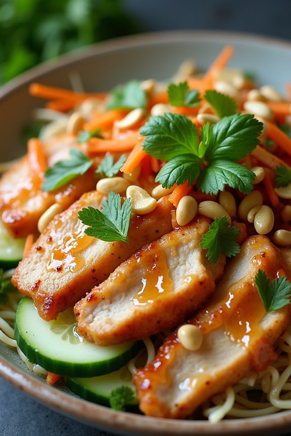 vibrant vietnamese chicken salad