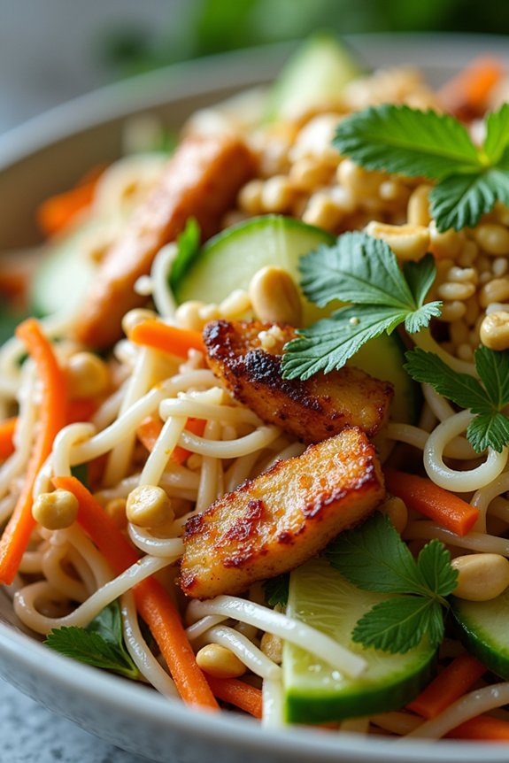 vibrant vietnamese chicken salad