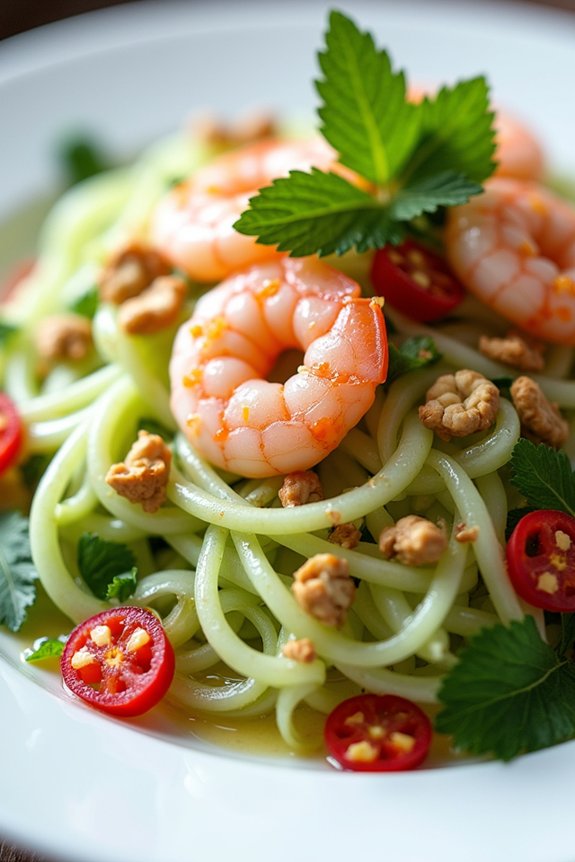 vibrant vietnamese shrimp salad