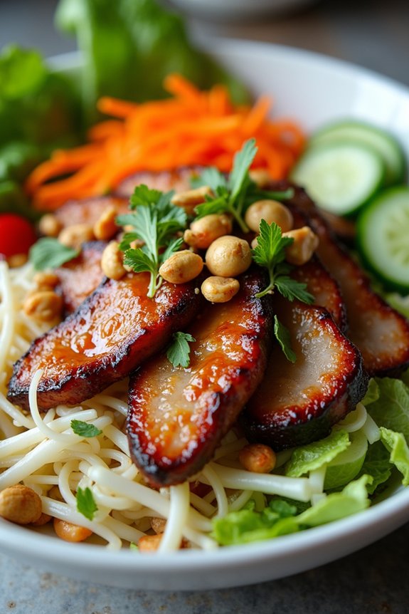 vibrant vietnamese vermicelli salad