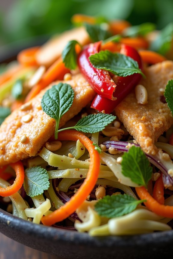 vietnamese chicken salad delight