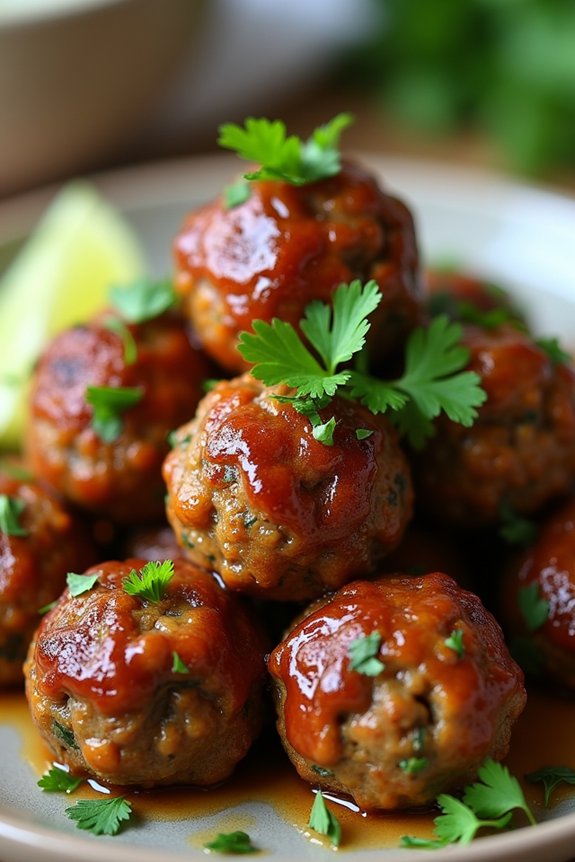 vietnamese inspired beef meatballs recipe