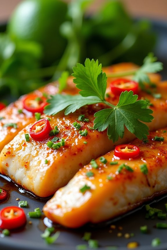 zesty thai lime fish