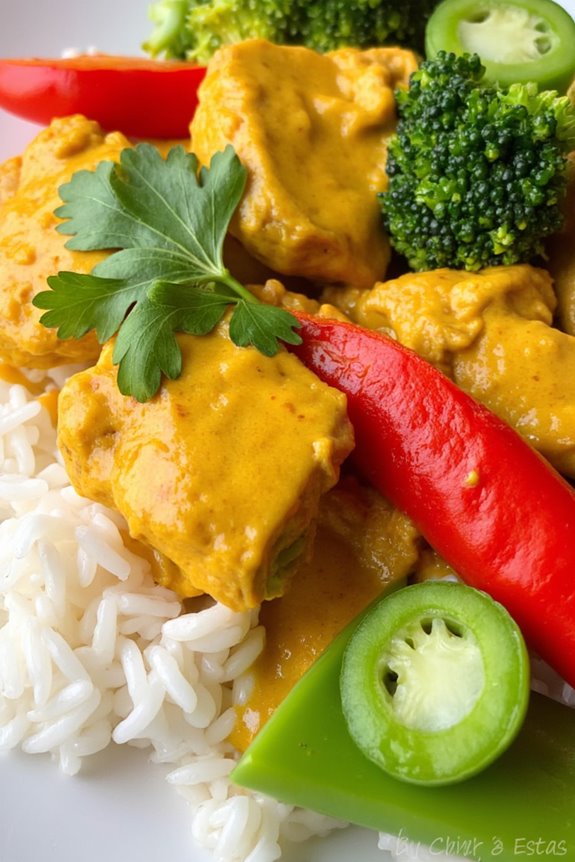 aromatic coconut curry chicken