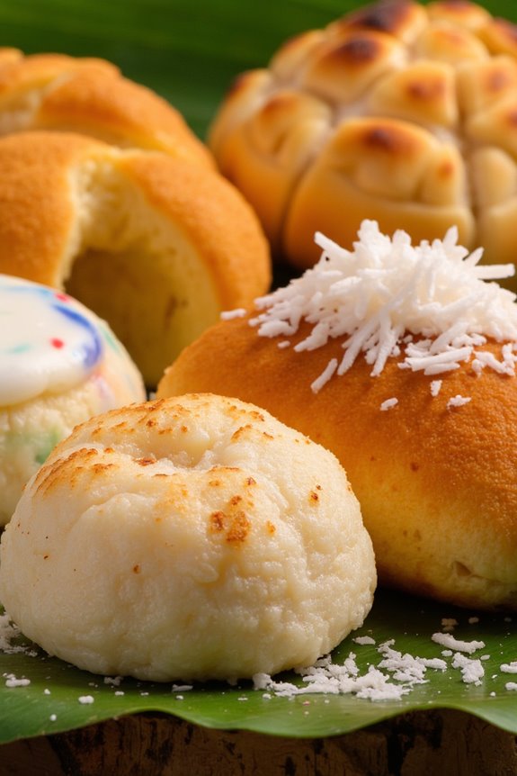 assorted filipino rice cakes