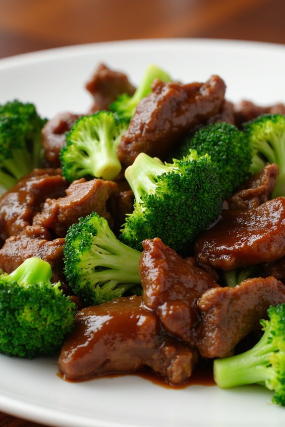 beef and broccoli stir fry
