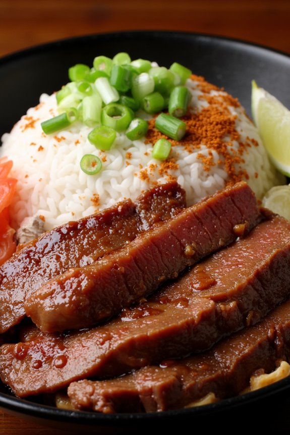 beef bowl with umami