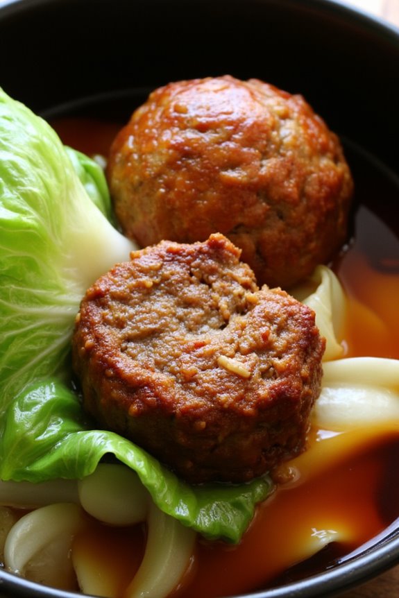 braised meatballs for unity