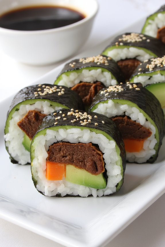 bulgogi sushi roll fusion