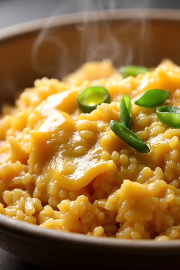 cheesy garlic fried rice