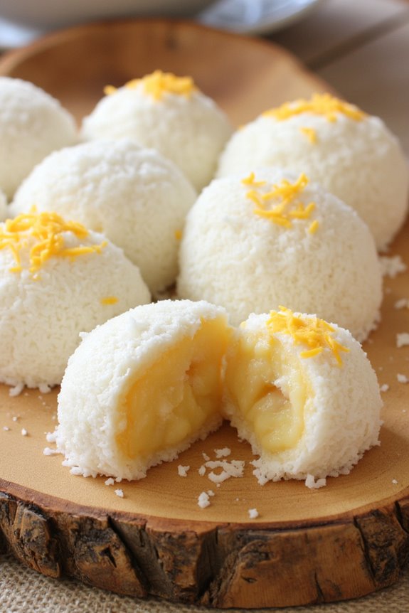 chewy coconut cassava dessert