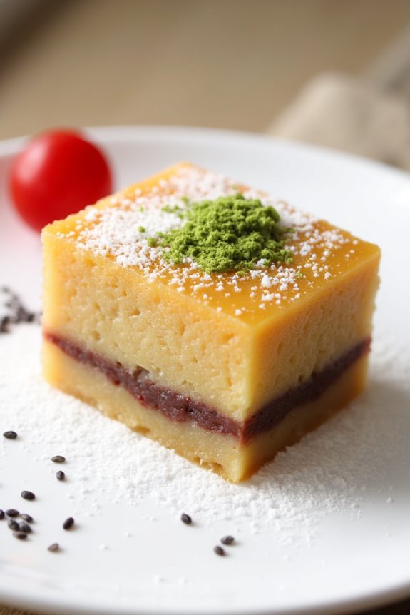 chewy red bean dessert