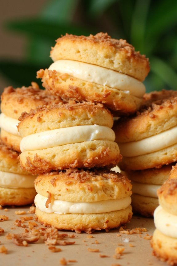 chewy tropical coconut cookies