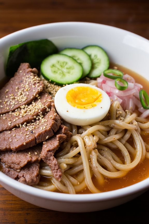 chilled buckwheat noodle delight