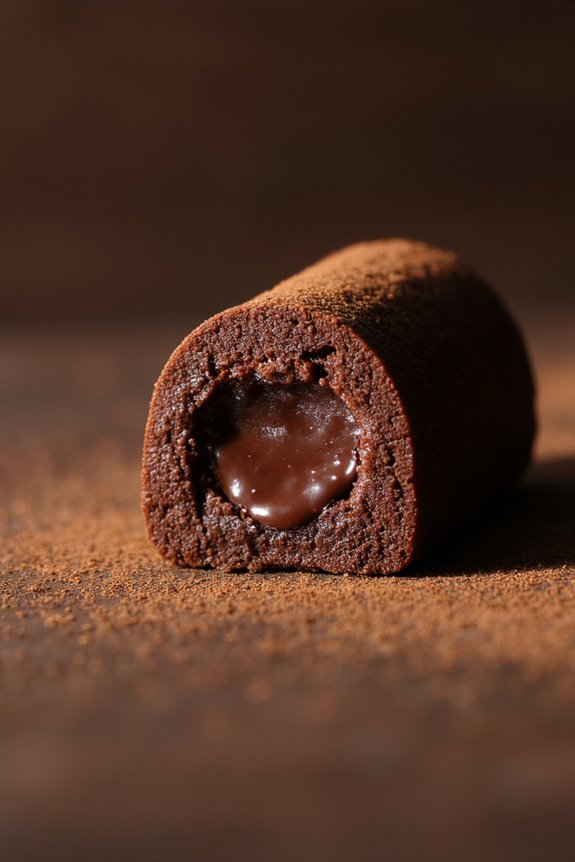 chocolate filled chewy dessert